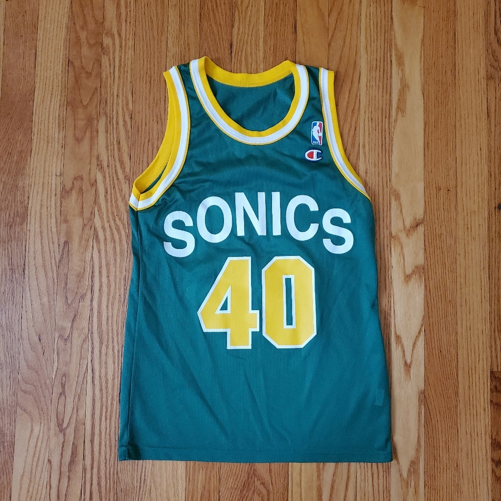 NBA Seattle Sonics Supersonics Shawn Kemp Jersey Vintage 90s basketball jersey